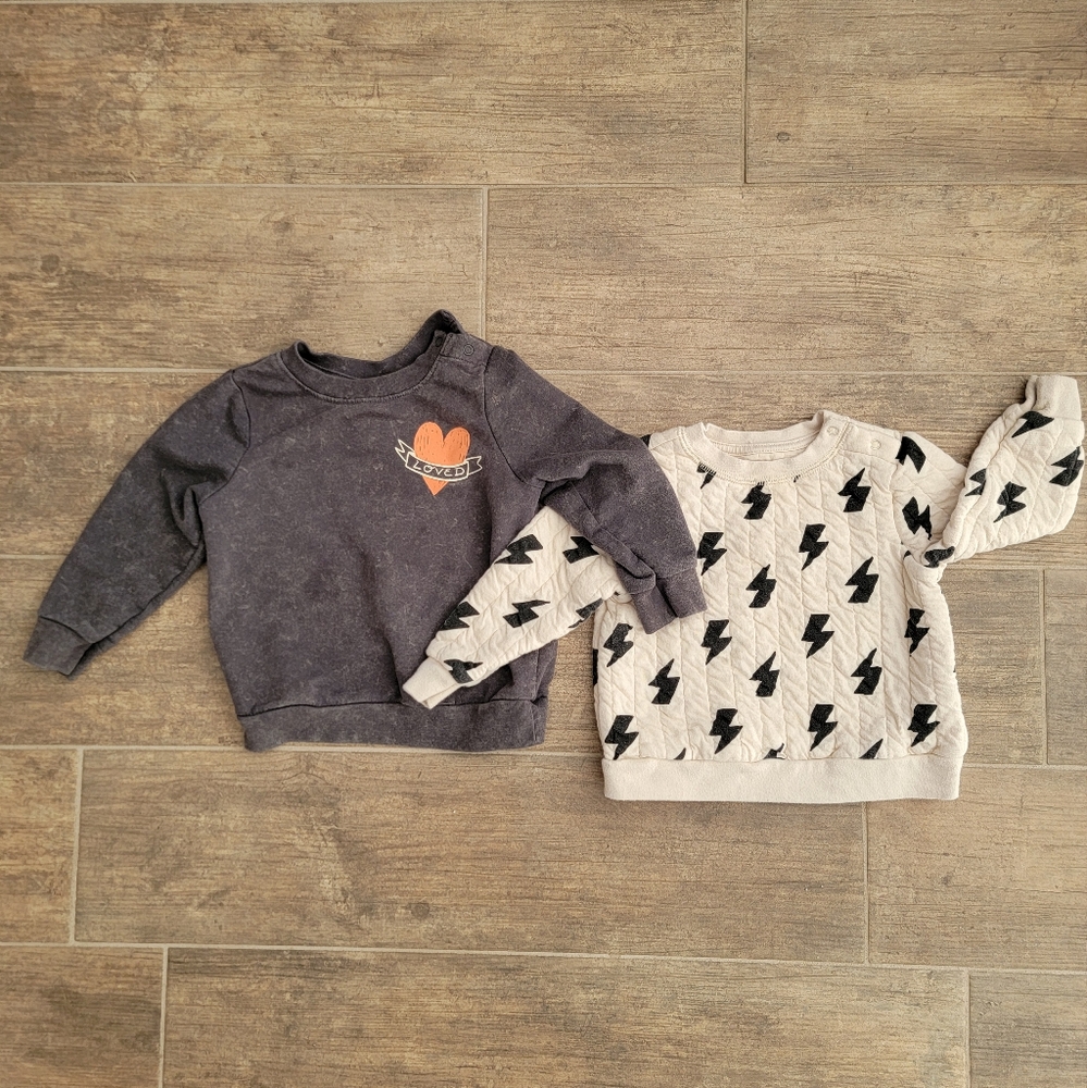 Two 18M Sweatshirts